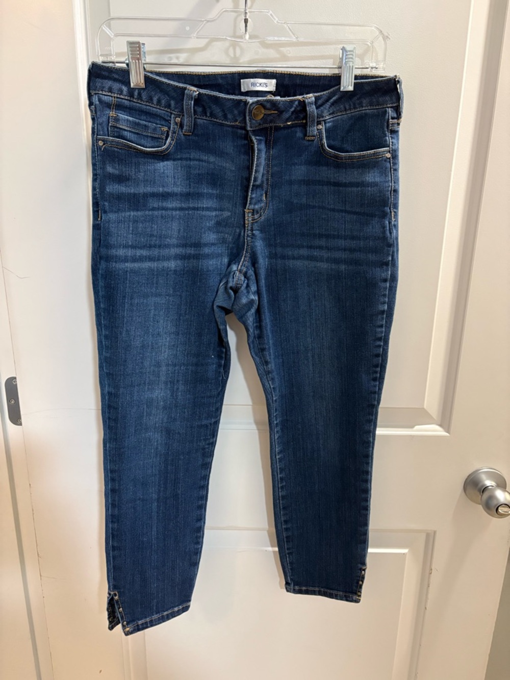 Ricki's Dark Blue Cropped Ankle Jeans